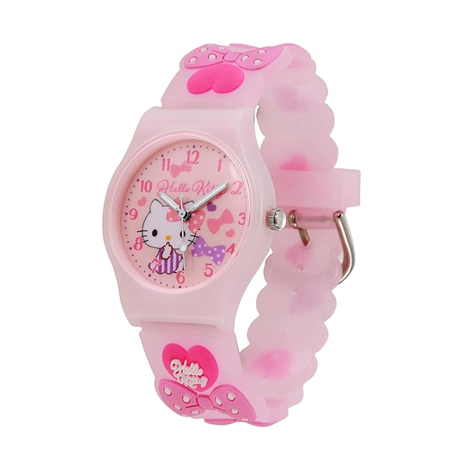 激レア！Used Sanrio 腕時計(電池が点かないためアクセサリー感覚で) Amazon | 腕時計 子供 ォーツ 軽量 クオーツ 漫画 シンプル うで